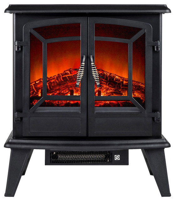 Akdy 20 Freestanding Electric Fireplace 3d Flames Firebox With Logs Akdy 20 Freestanding Electric Fireplace 3d Flames Firebox With Logs Heater Traditional Indoor Fireplaces By Home Improvement