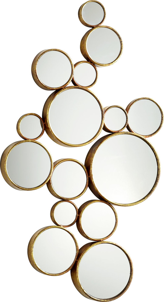 Bubbles Mirror Contemporary Wall Mirrors by Houzz