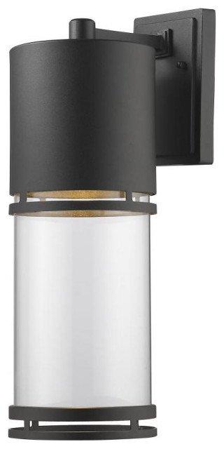 Z-Lite 553B-BK-LED Luminata - 17.63" 14W 1 LED LED Outdoor Wall Lantern