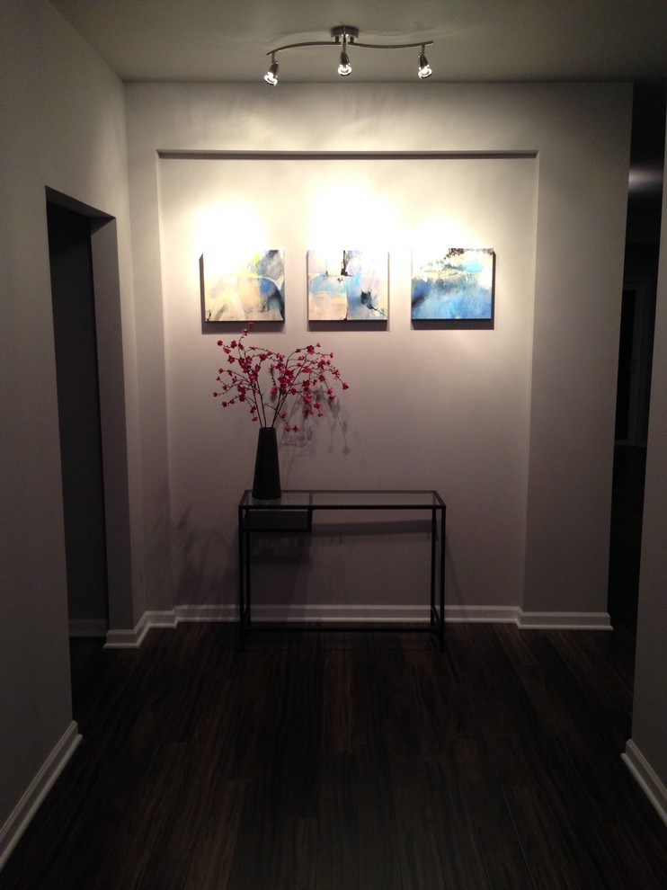 Inspiration for a transitional entryway remodel in Seattle