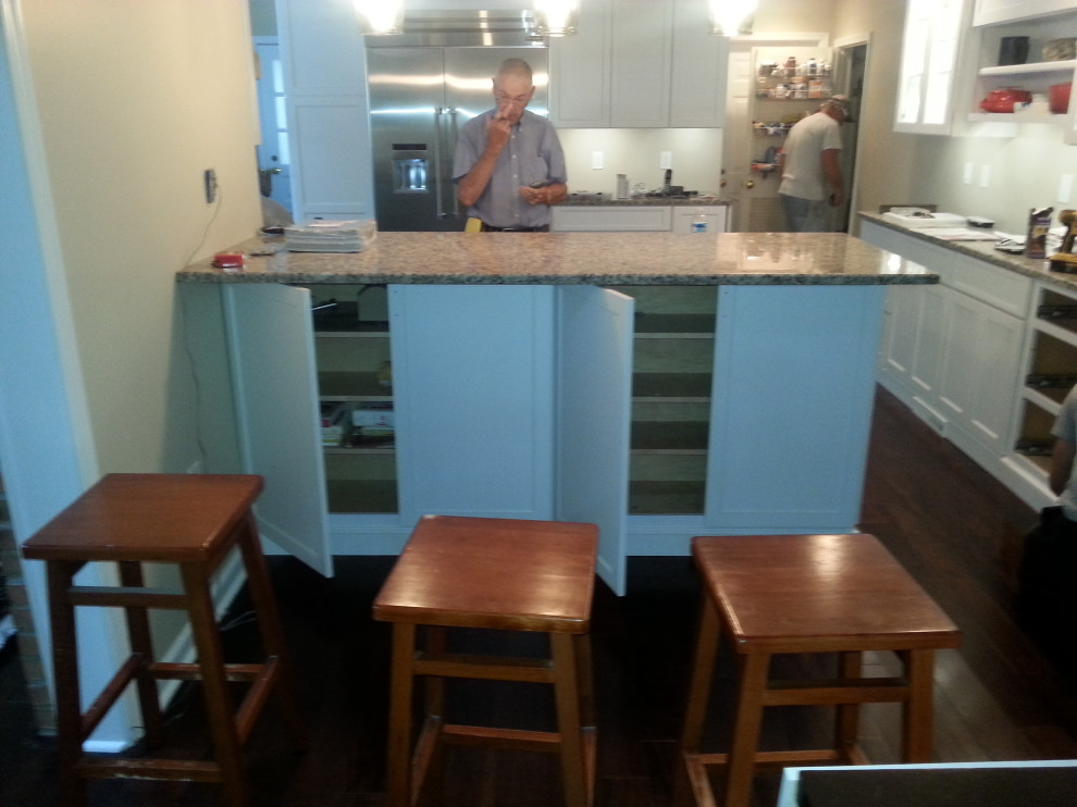 Stacy M Custom Kitchen Flooring + Bump out