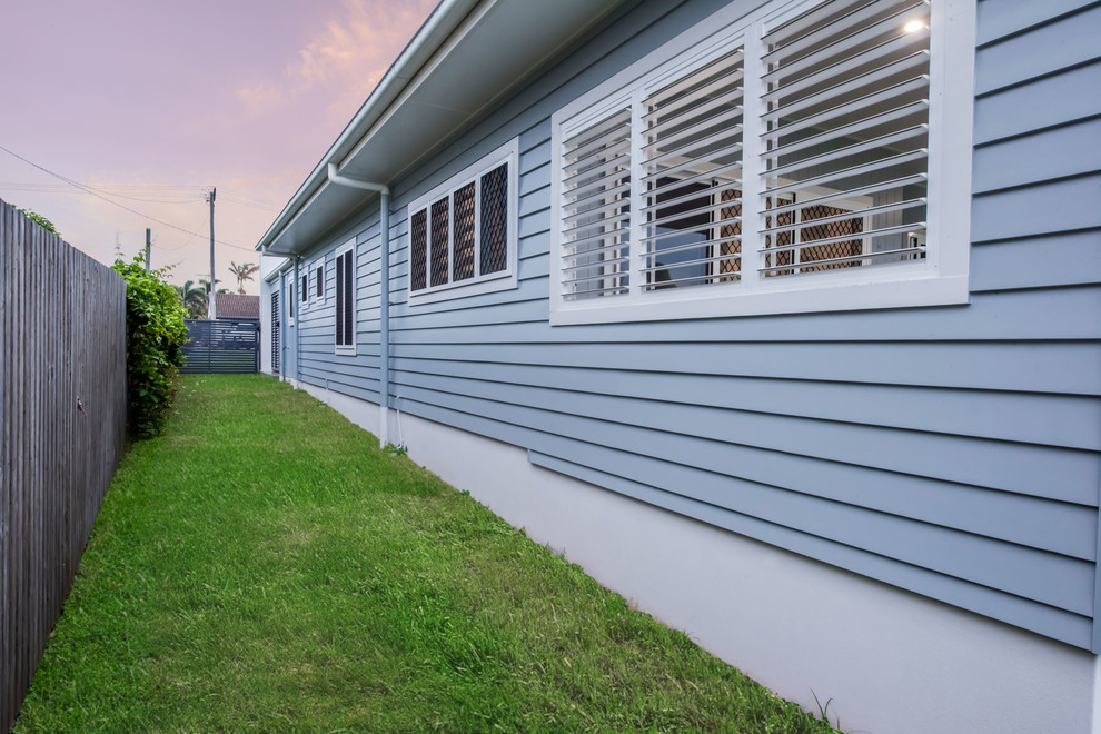 Design ideas for a beach style patio in Other.