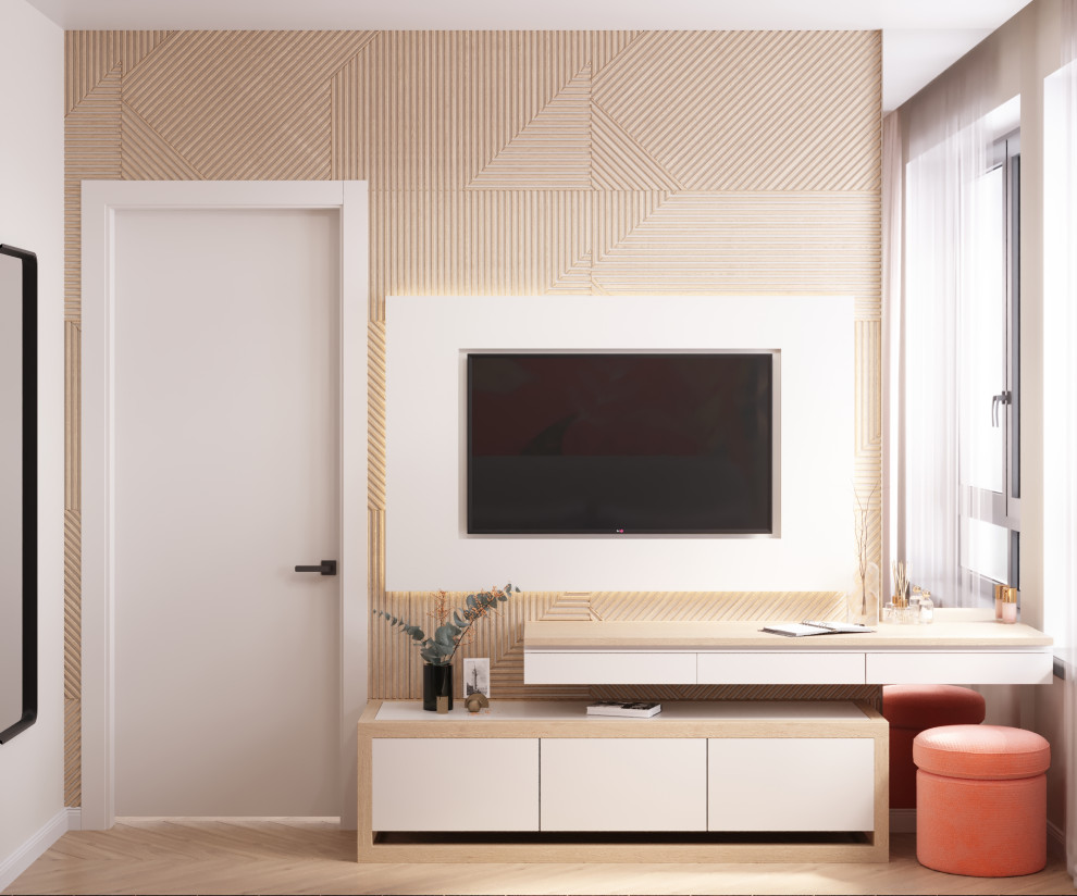 ЖК Discovery. Квартира для юной девушки.