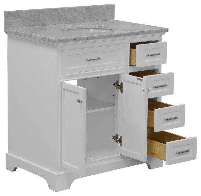 Aria Bathroom Vanity Transitional Bathroom Vanities And Sink Consoles By Kitchen Bath Collection