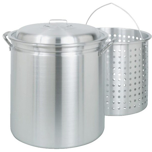 Bayou Classic 60 Quart Fryer, Steamer Stock Pot Outdoor Cookers & Fryers by Peazz