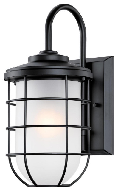 Westinghouse 6347900 Ferry 17" Tall LED Outdoor Wall Sconce - Matte Black