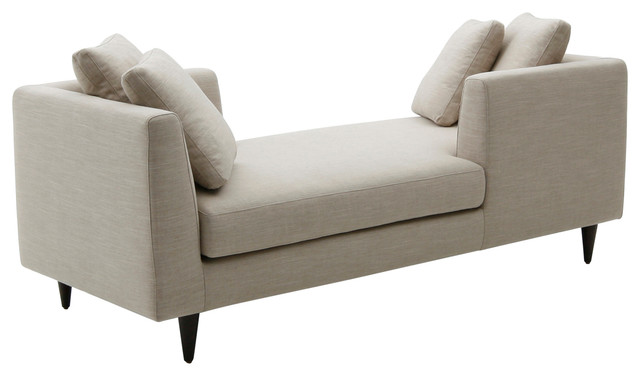 Elan Double End Chaise Lounge Midcentury Indoor Elan Double End Chaise Lounge Midcentury Indoor Chairs By Focus One Home Inc