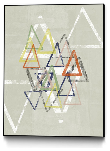 "Stamped Triangles II" CF Print, 18"x24"