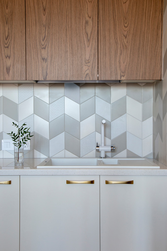 Проект 3-х комнатной квартиры "Лесная Рапсодия". Кухня.