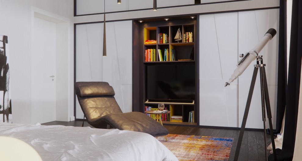 Modern bedroom space