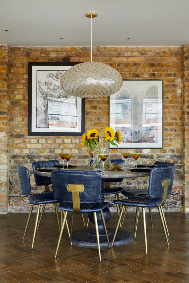 Photo of an eclectic dining room in London.