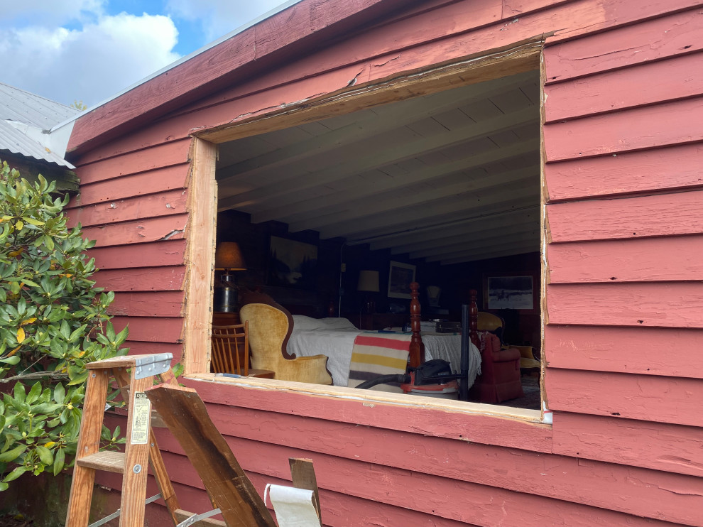 Window Install Barn Loft