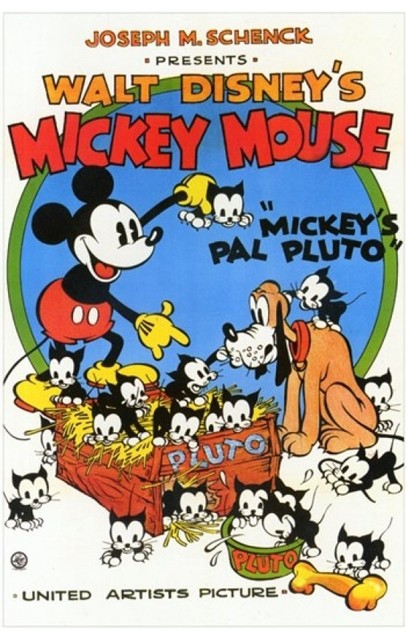 Mickey's Pal Pluto Print