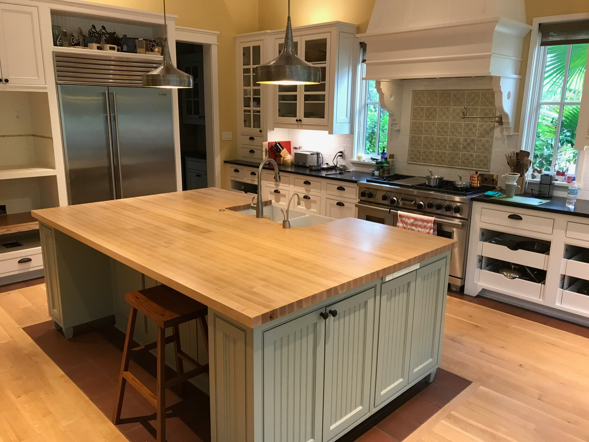 Edge Grain Wood Countertops
