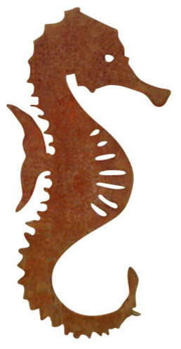 Seahorse Garden Art, Rust, Wall Hanging