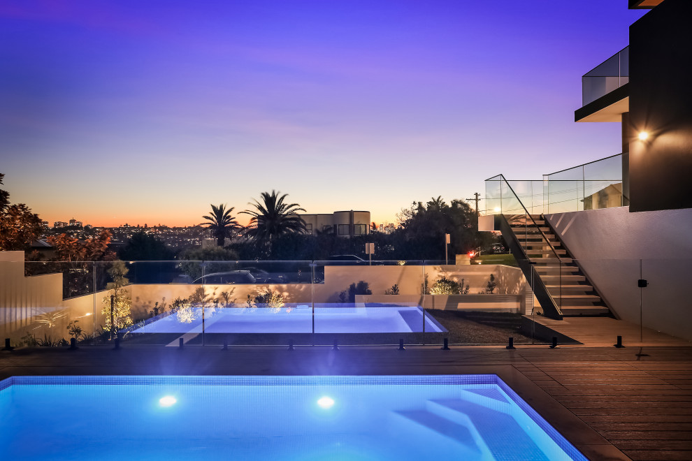 Inspiration for a contemporary pool in Sydney.