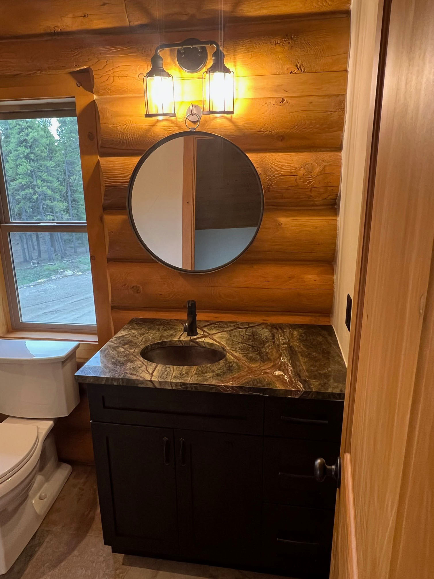 Powder room photo in Denver