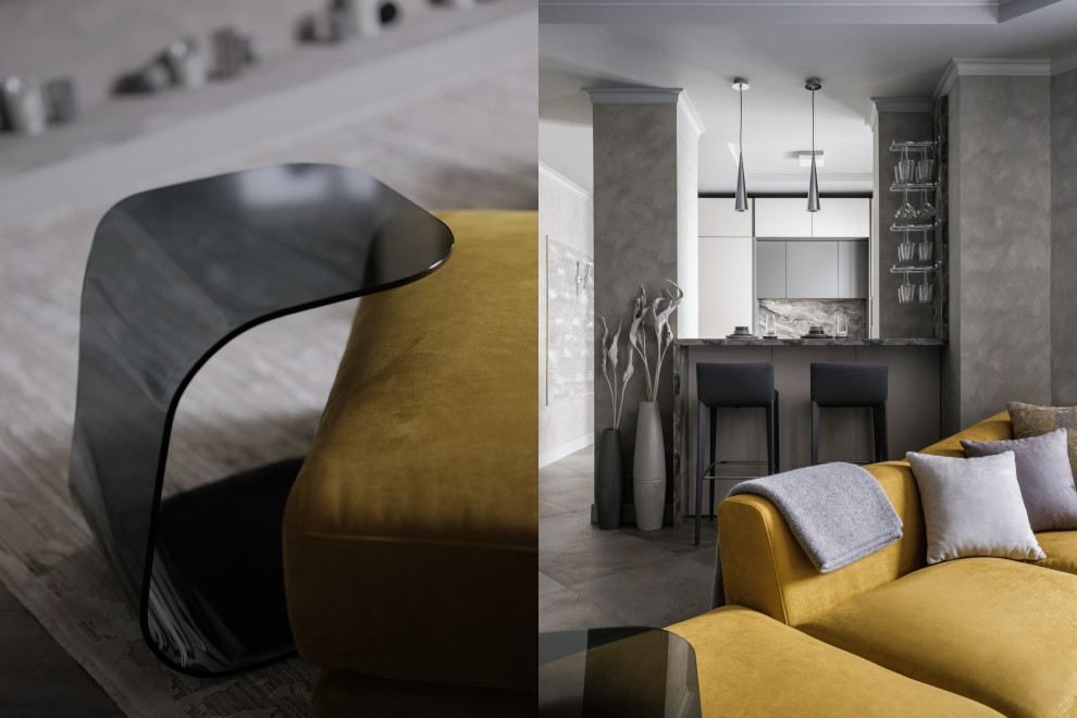 Квартира выходного дня в оттенках серого