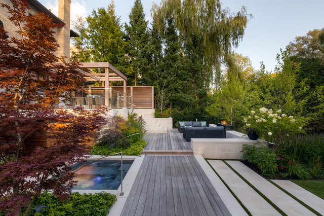 River Elegance contemporary-uteplats