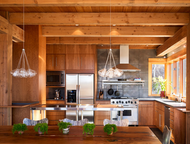 Sitting Quietly contemporary-kitchen