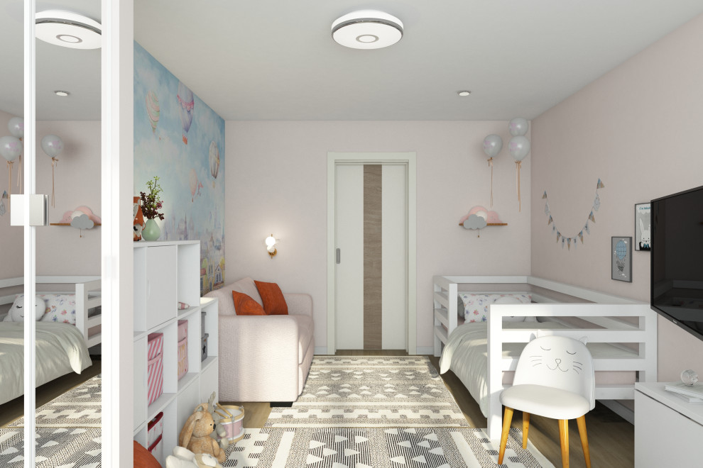 Детская из проекта 3-х комнатной квартиры для молодой семейной пары