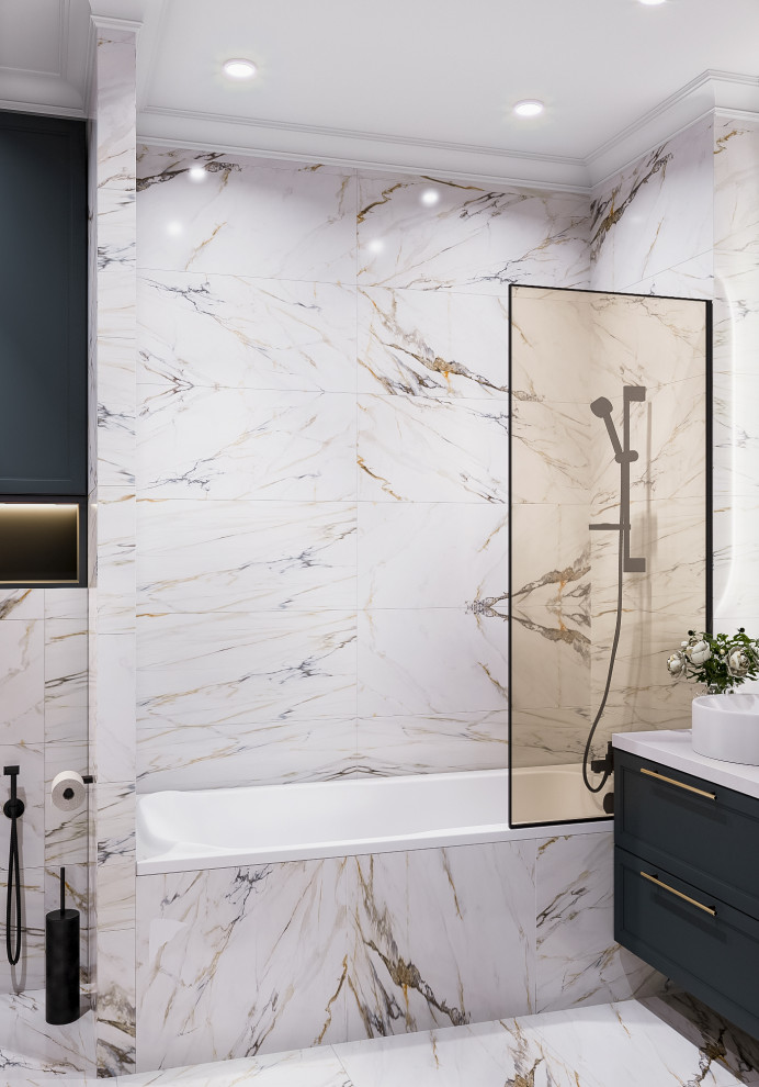 Светлая квартира в стиле неоклассика