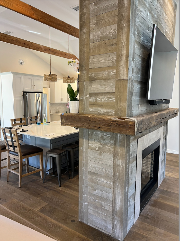 Open Concept Dual Fireplace