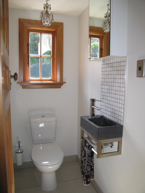 Black Bath powder-room