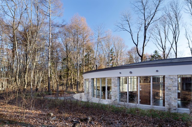 弧線上のVILLA | 軽井沢の別荘建築 modern