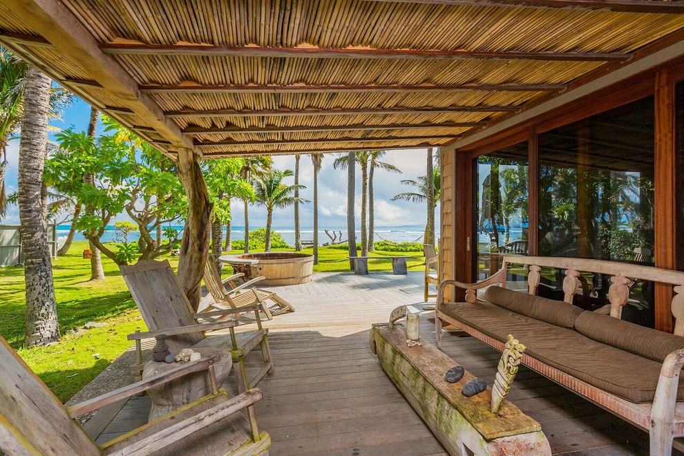 Inspiration for a beach style patio in Hawaii.