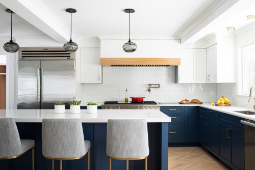 37+ Backsplash for Blue Cabinets ( STYLISH ) - Tiles for Blue Cabinetry