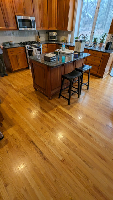 Red Oak Refinish transitional