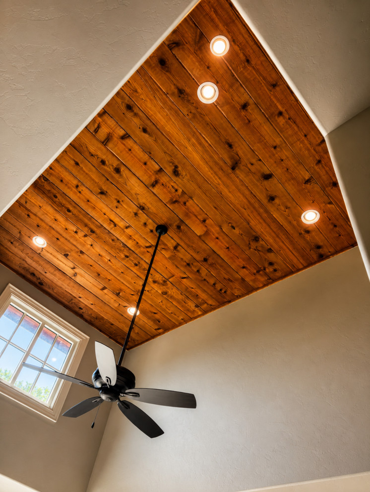 Custom Luxury home featuring hand crafted timber beams