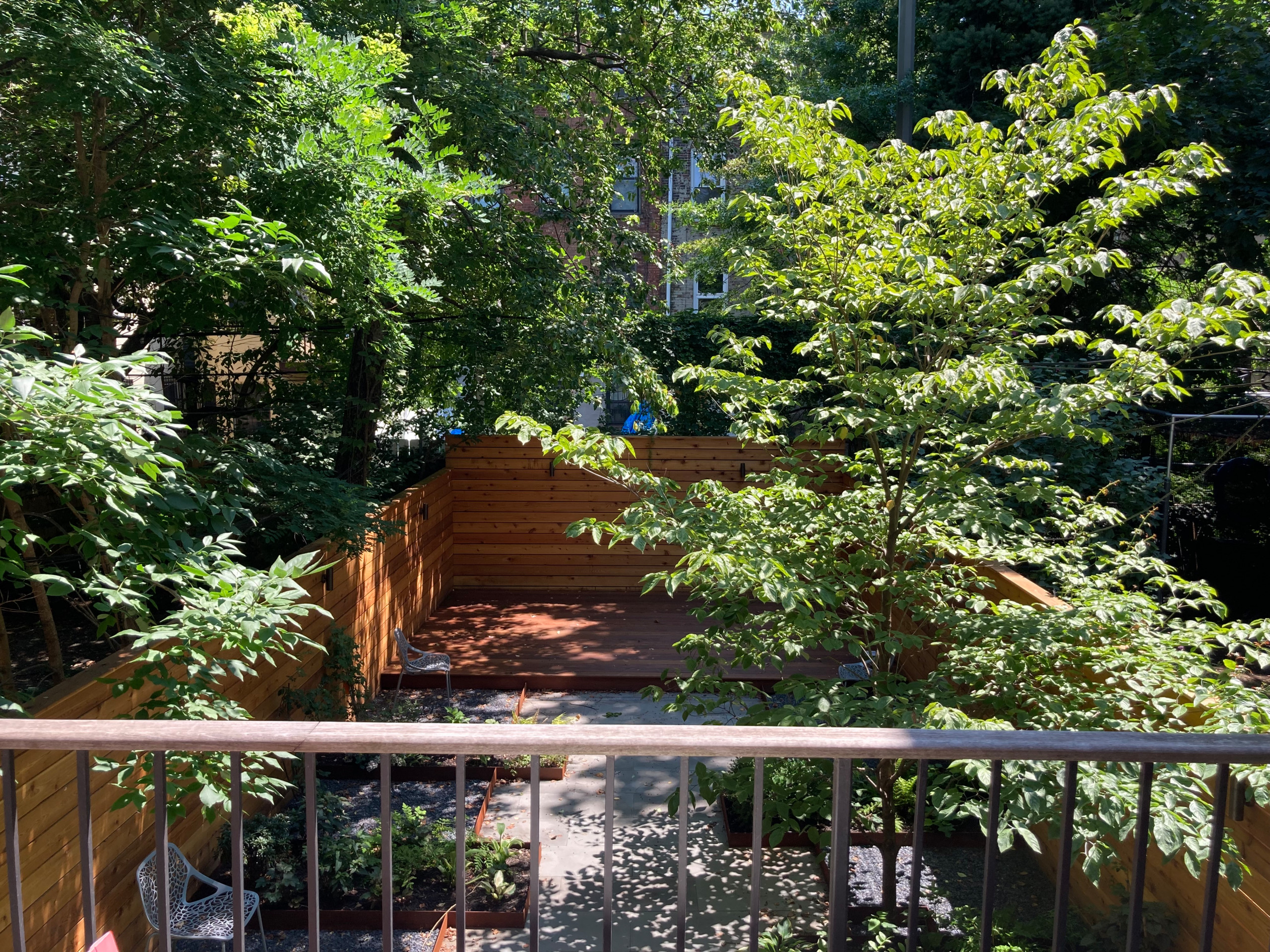 Angular Corten Steel Garden