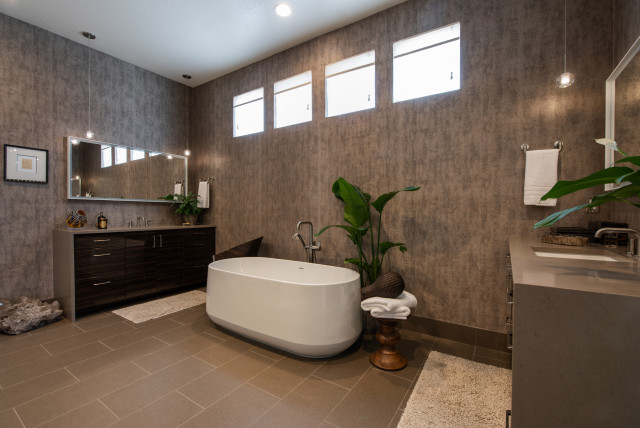 Serene Master Suite contemporary-bathroom
