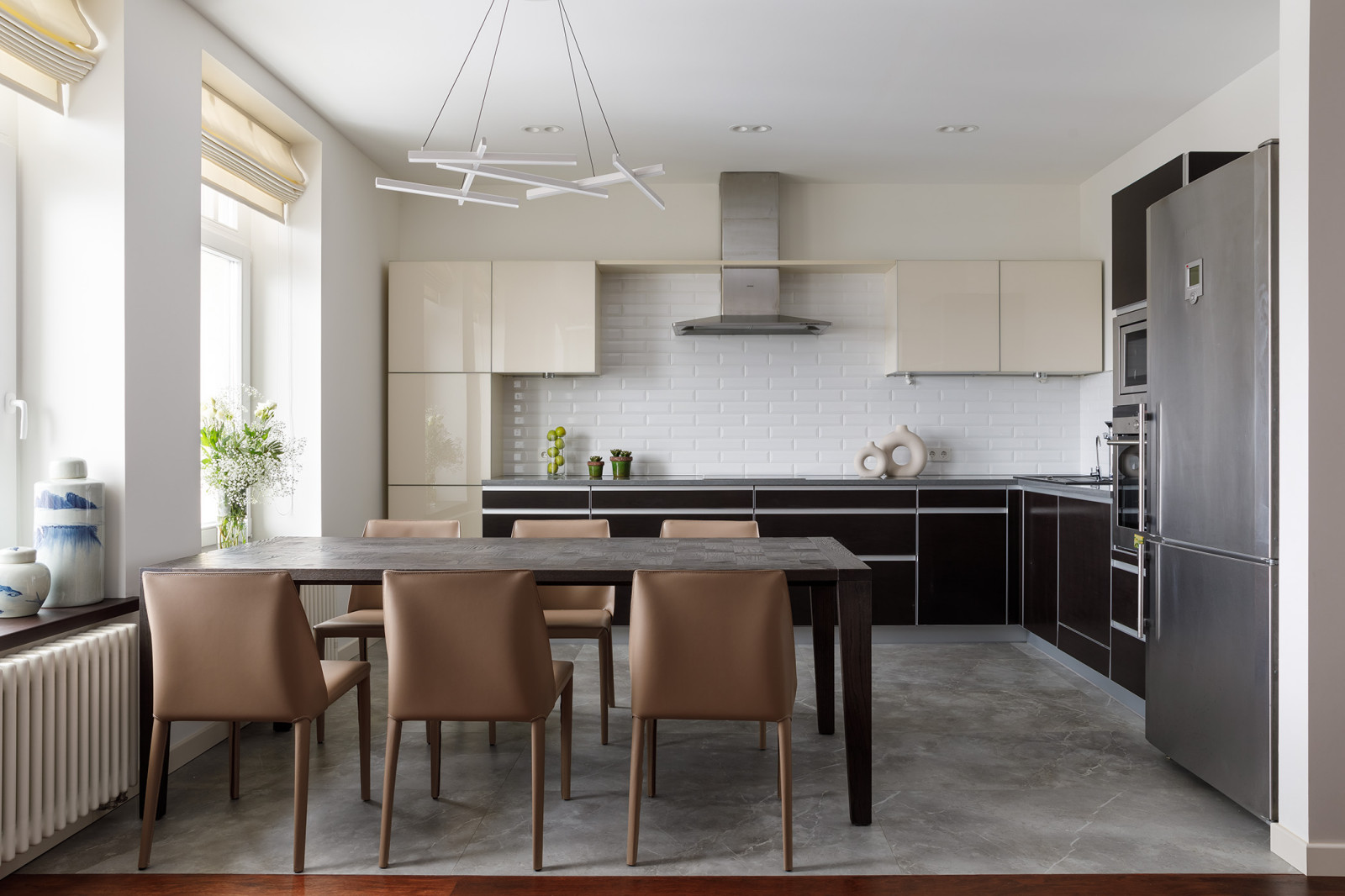 Technistone (кухня-столовая, санузел)