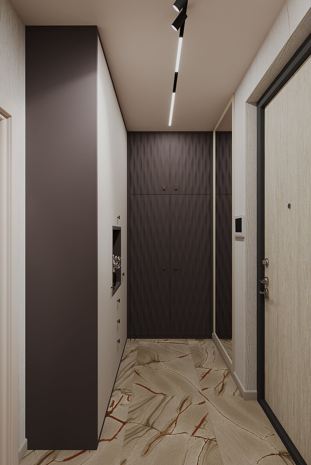 Интерьер 4-ёх комнатной квартиры_ "ПРИТЯЖЕНИЕ МАГМЫ"