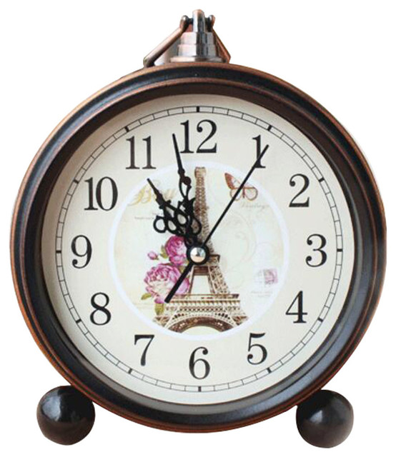 European Retro Best Alarm Clock, Hanging Clocks, Iron Tower