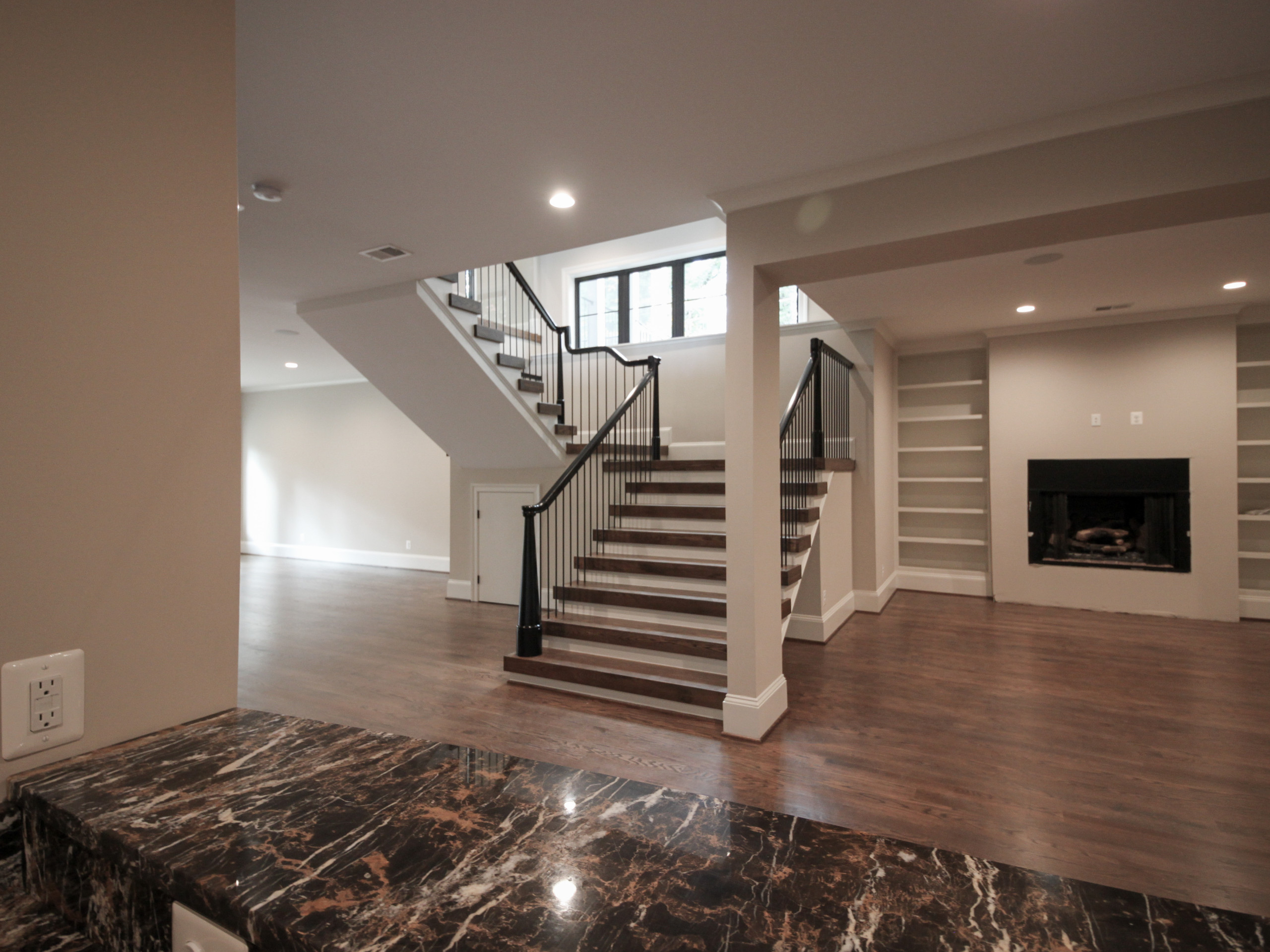 89_Eclectic and Edgy Staircase in French Contemporary Residence, McLean VA 2210