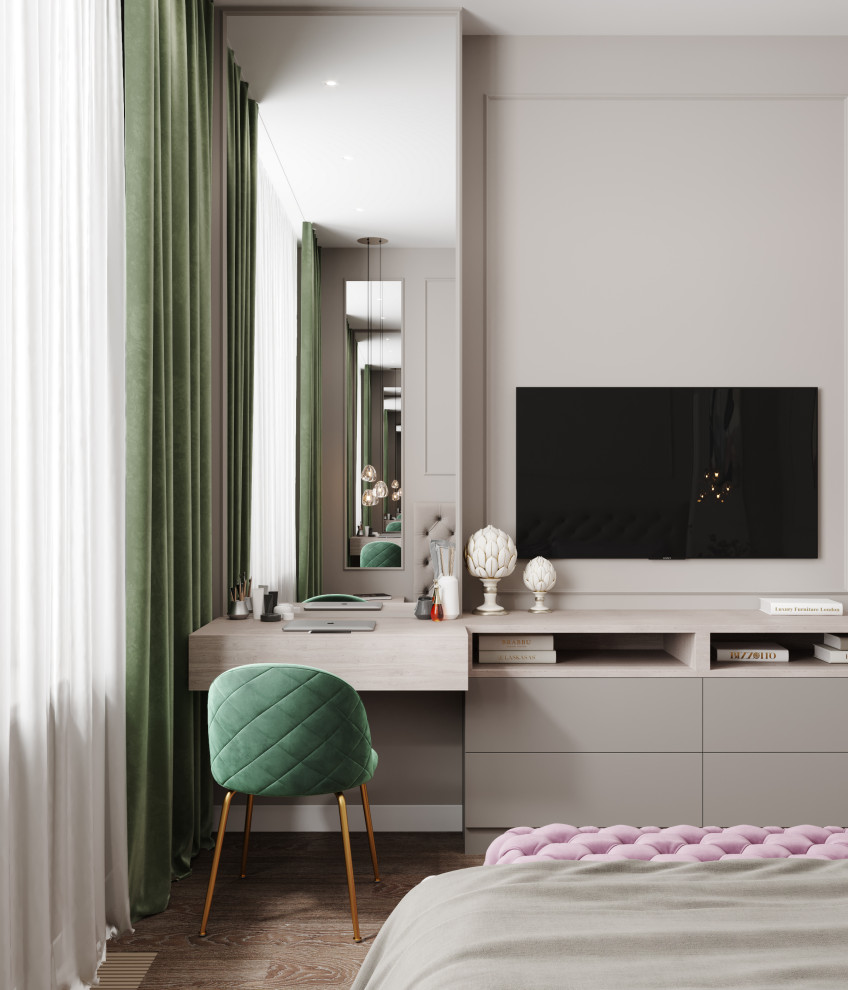 Квартира 73 кв. м. в современном стиле Новочерёмушкинская 17