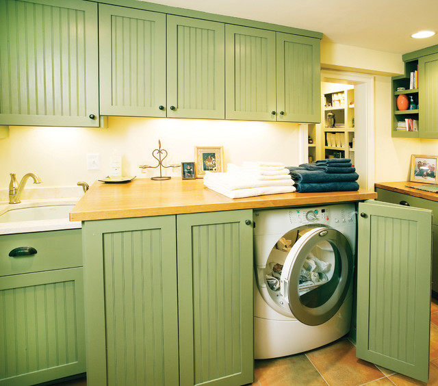 Hidden Laundry Traditional Laundry Room Minneapolis By
