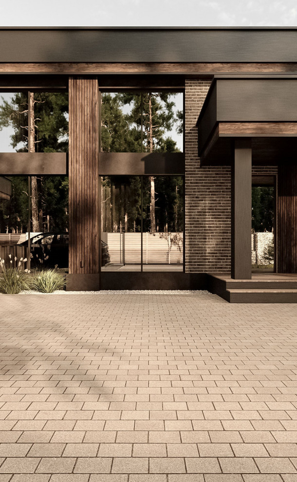 Фасады частного дома в Санкт-Петербурге