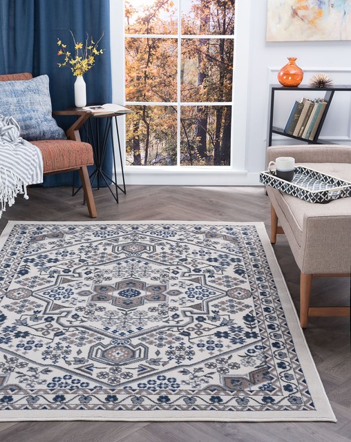 Logan Traditional Oriental Area Rug Mediterranean Area Rugs