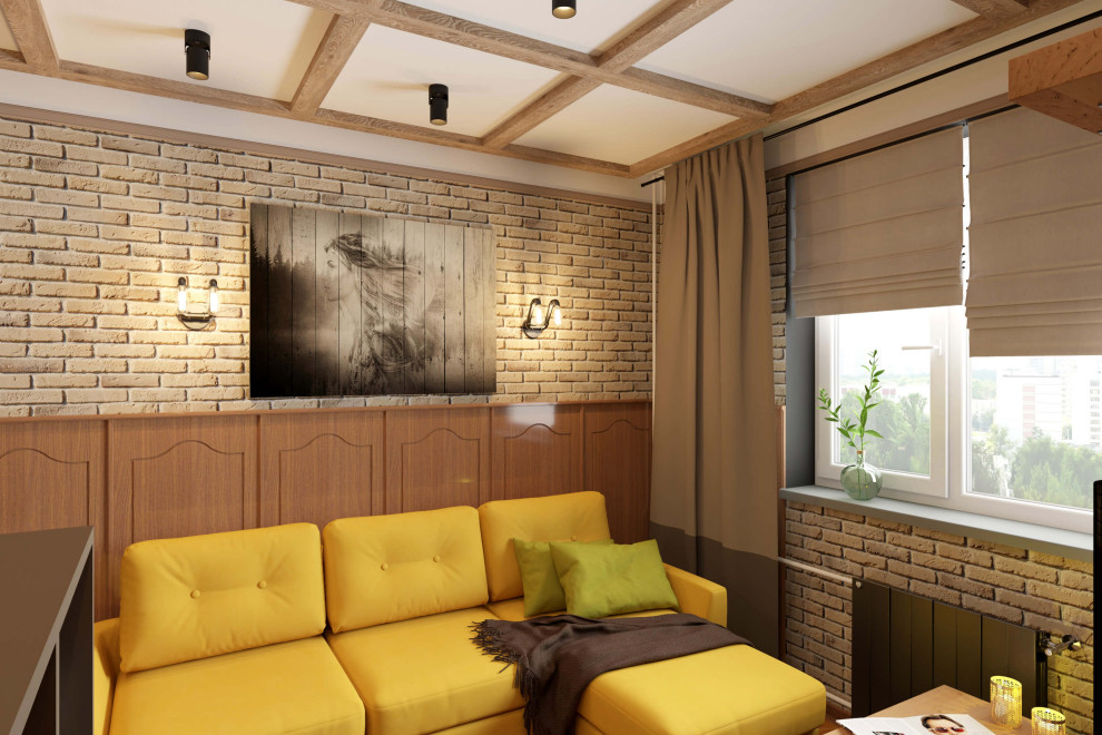 Трехкомнатная квартира 75м2 в стиле лофт, в доме серии П-3