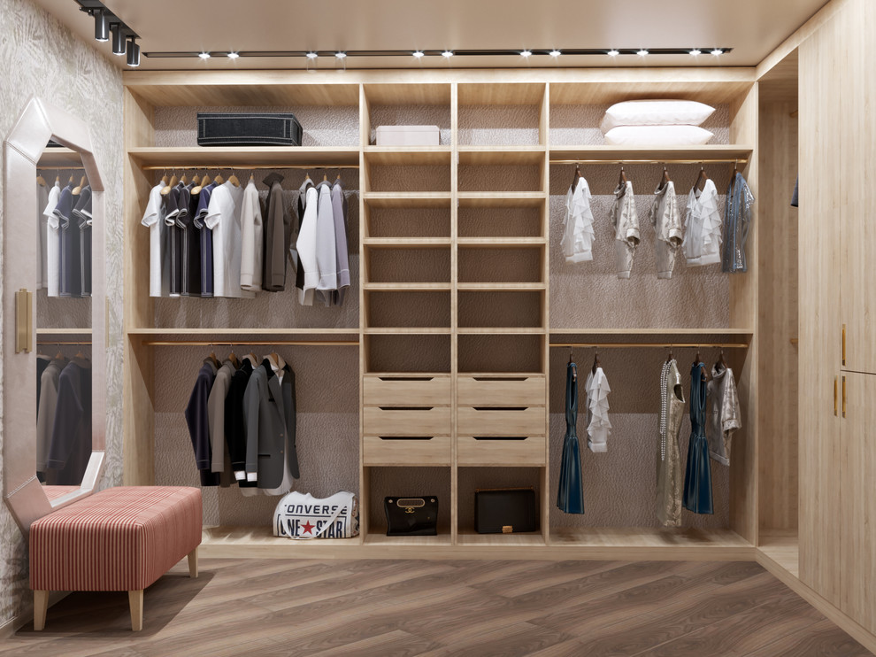 Гардеробная в таунхаусе