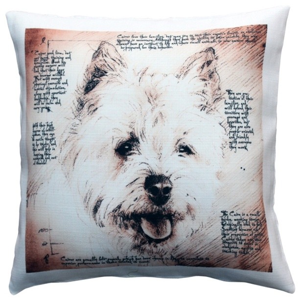 Leonardo's Dogs Cairn Male Dog Pillow