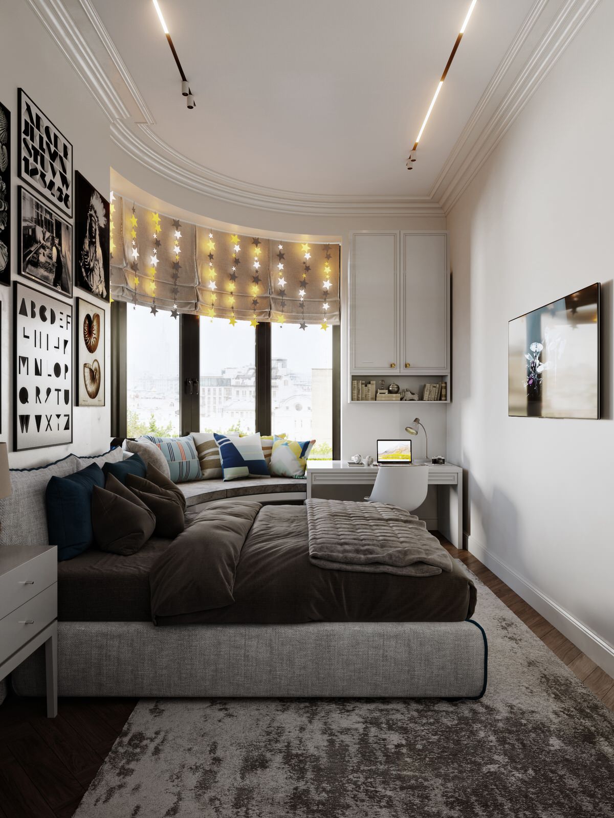 Интерьер квартиры в ЖК Символ 100м2