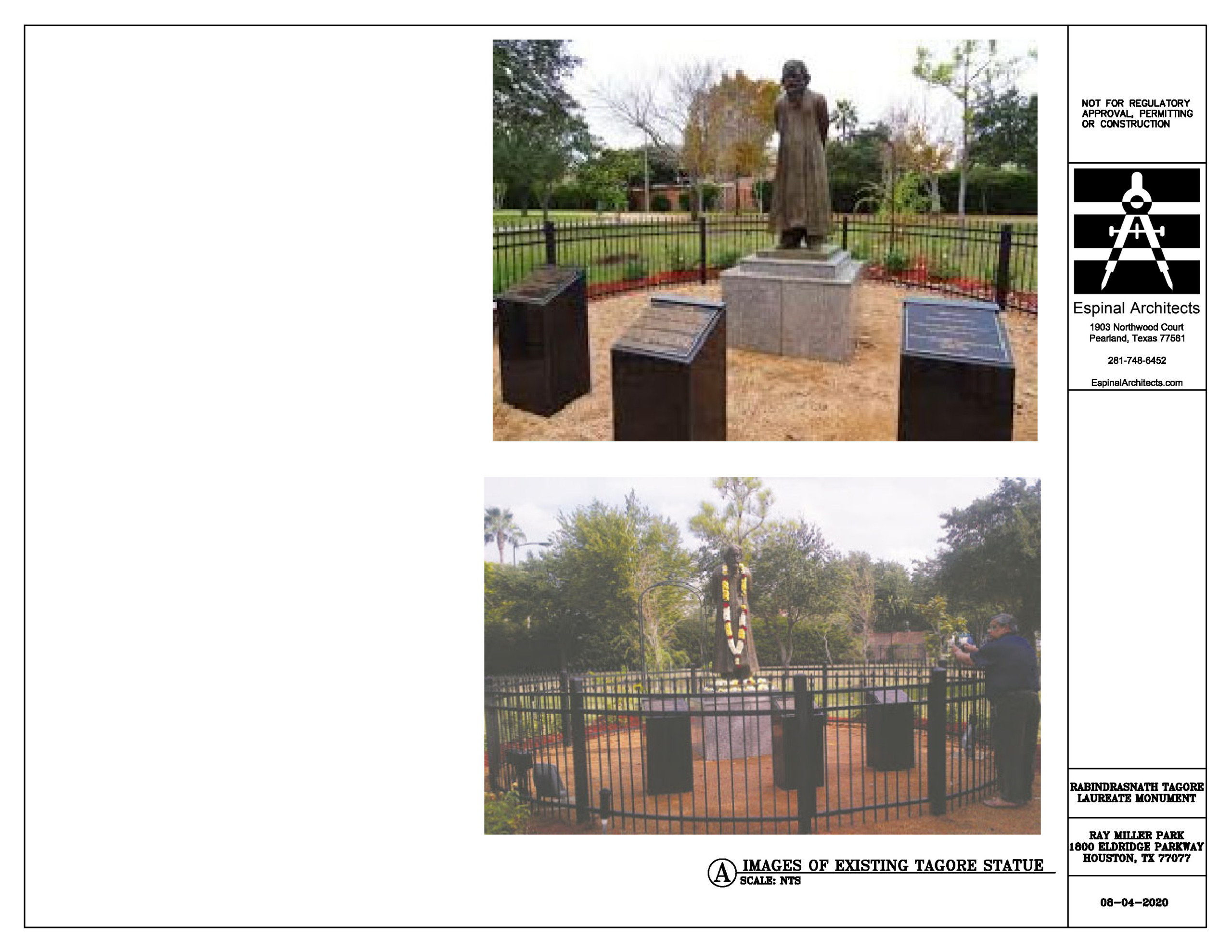 Rabindranath Tagore Laureate Monument