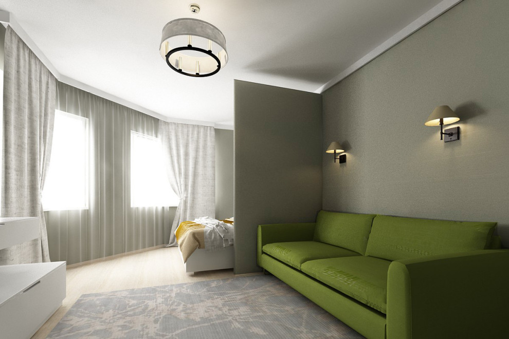 гостиная-спальня