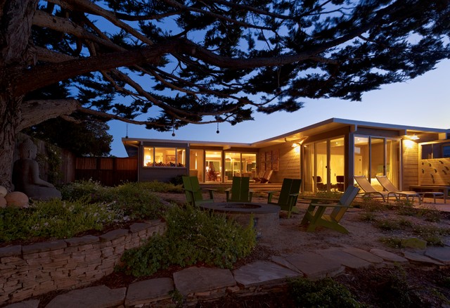 Stinson Beach, CA bord-de-mer-facade